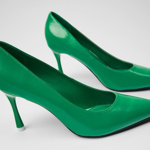 Zara Green Heels NWT - Picture 7 of 13